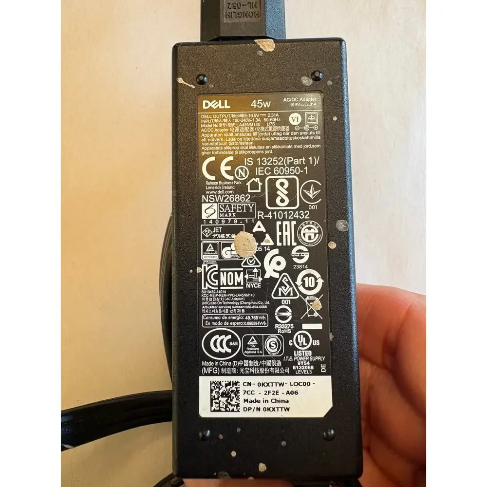 Genuine Dell LA45NM140 Laptop AC Adapter Charger